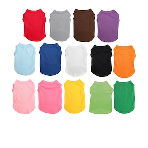 Custom Pet Shirt: Create a Unique Look for Your Pet - Personalized Dog Shirt- Logos Graphics Pictures Text Dog Name for Large and Small dogs image 20