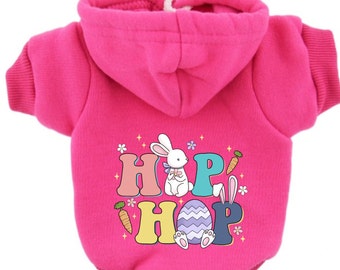 Easter Pet Shirt or Hoodie "Hip Hop" Fun Dog Shirt or sweater for large and small dogs easter pet gift Spring Dog Shirt