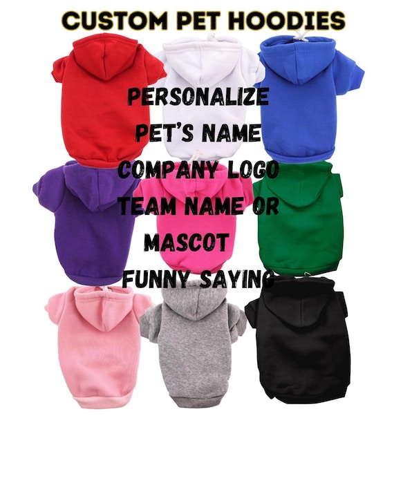 Customizable Pet Hoodie: Create a Unique Look for Your Pet