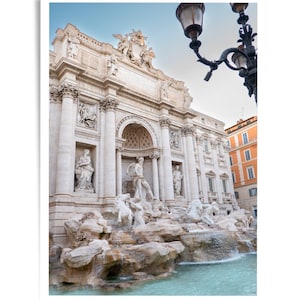Trevi Fountain, Rome, Italy, Large Wall Art, Home Decor, Digital Download, Italy Photography