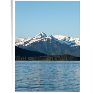 Alaska Mountain Print, Juneau, Alaska, Large Wall Art, Home Decor, Digital Download, Alaska Photography