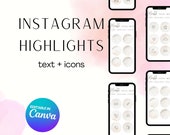 Marble aesthetic highlight covers | Instagram highlight covers for bussiness | Minimalist highlight covers | Neutral story cover
