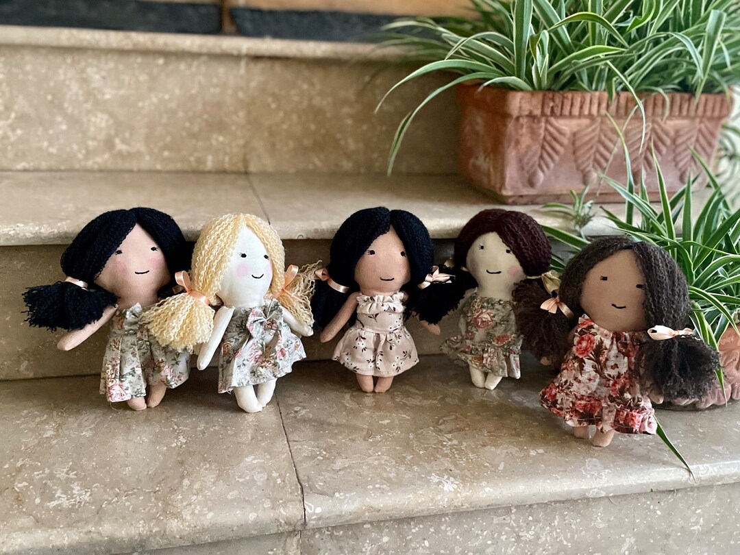 Faithful Friends Hand Stitched Dolls Etsy