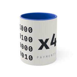 x402 Binary Code Mug, ASCII Binary Full Wrap Coffee Cup, Programmer Gift, Slashed Zero, 11oz image 9