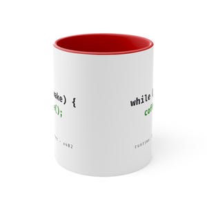 Kaffeetasse mit Programmierer-Code-Motiv – Lustiges Geschenk für Entwickler, 325 ml