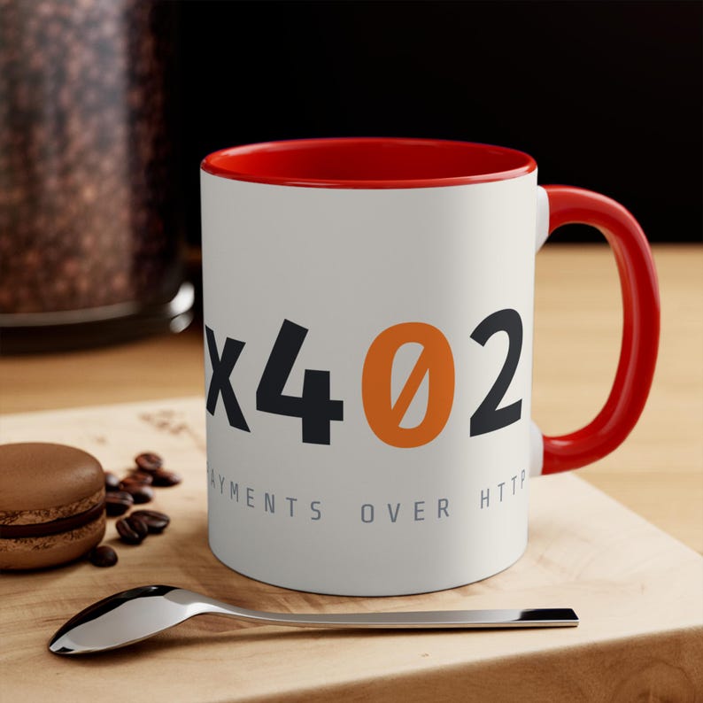 x402 Binary Code Mug, ASCII Binary Full Wrap Coffee Cup, Programmer Gift, Slashed Zero, 11oz image 4