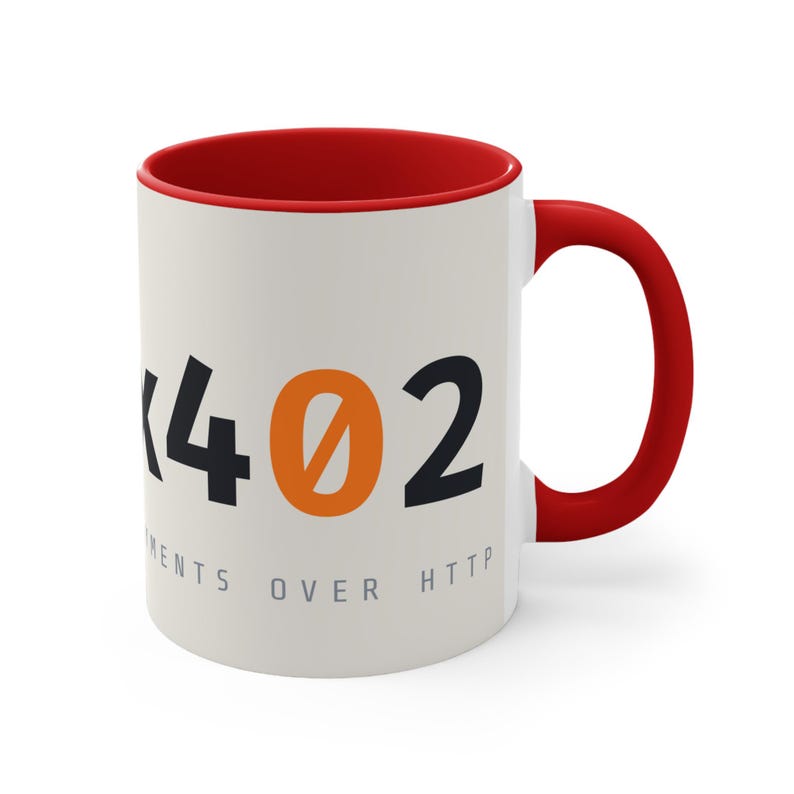 x402 Binary Code Mug, ASCII Binary Full Wrap Coffee Cup, Programmer Gift, Slashed Zero, 11oz image 3