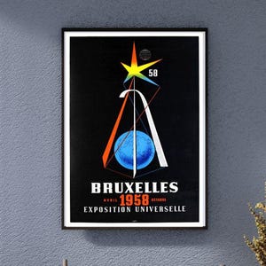 Manifesto Esposizione Universale Bruxelles 1958