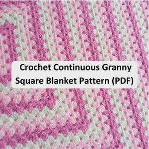Easy Crochet Granny Square Blanket Pattern: Beginner-Friendly PDF Tutorial