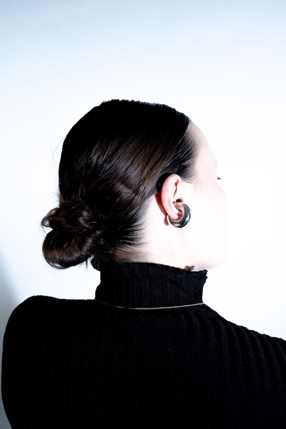 Silver Stainless Steel Non-piercing Ear Cuffs: Geometric Clip-on