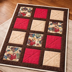 Santa Theamed Catnip Quilt
