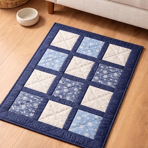 Snowflake Theamed Catnip Quilt