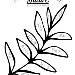 Nature Scavenger Hunt