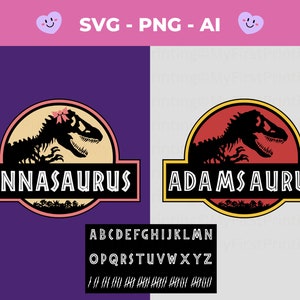 Jurassic Park SVG PNG Vector Cut File Instant Download, Font svg, PNG Jurassic Park Template, Dino Design, Dinosaur Vector Cut File