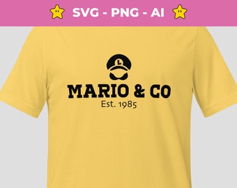Luigi Hat SVG: Super Mario Shirt Design, Cricut & Silhouette (Digital Download)