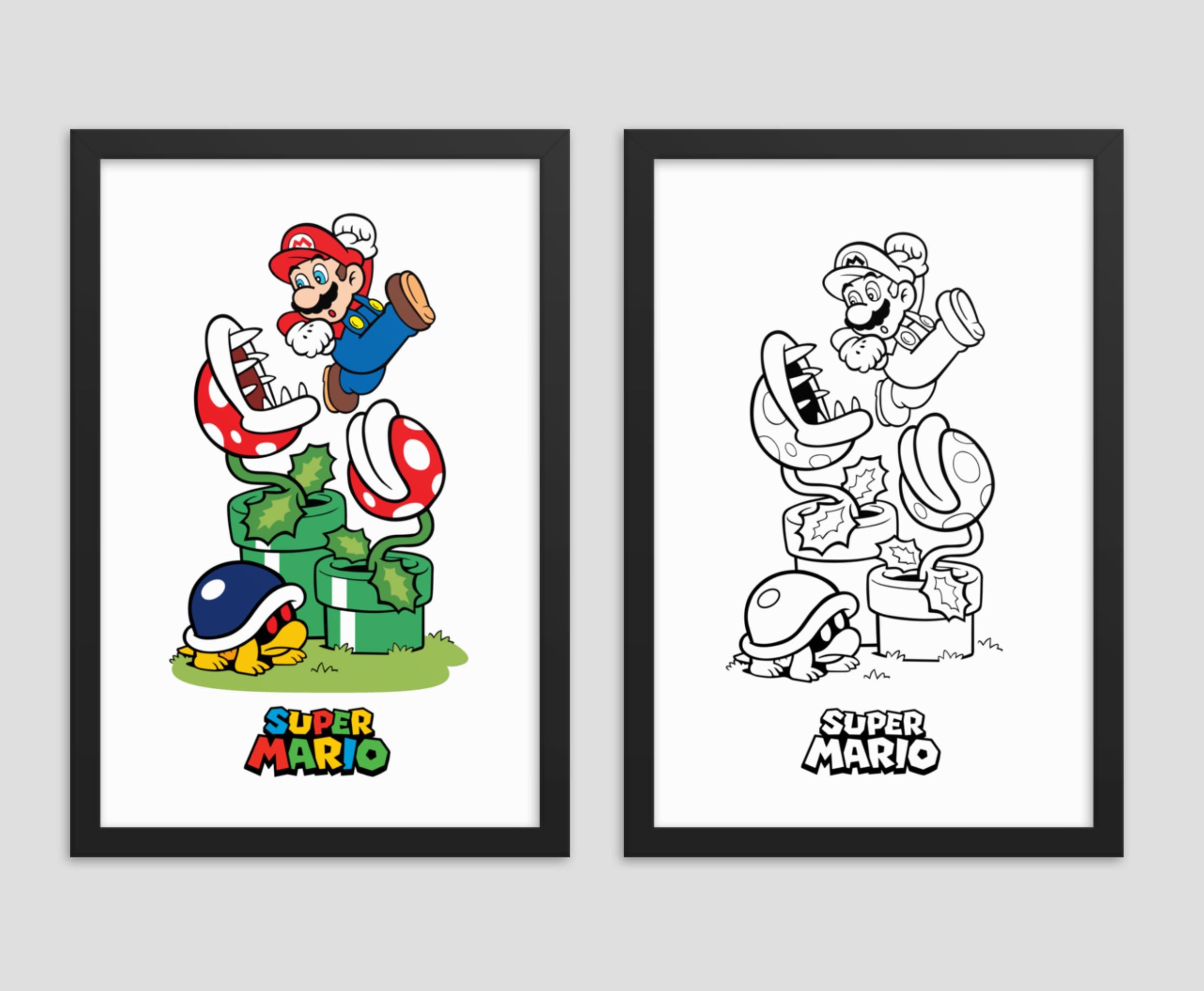 マリオ 武士 アート 手描き A4サイズ スーパーマリオオデッセイの任天堂アート : r/Mario