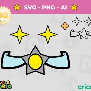 Digital Rosalina Prinzessin Kostüm SVG PNG, Super Mario svg, Prinzessin Kleid T-shirt, Cricut Schnitt Datei PNG-Dateien, sofort-Download