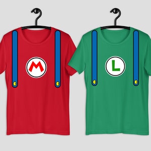 Mario Suspender SVG, Luigi Costume SVG, Natychmiastowe pobieranie, Szelki SVG, Super Mario Costume, Birthday Boy SVG, Strój hydraulika png