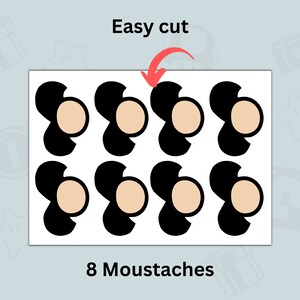 Pin the Moustache on Luigi Digital Game for Kids - Printable Super ...
