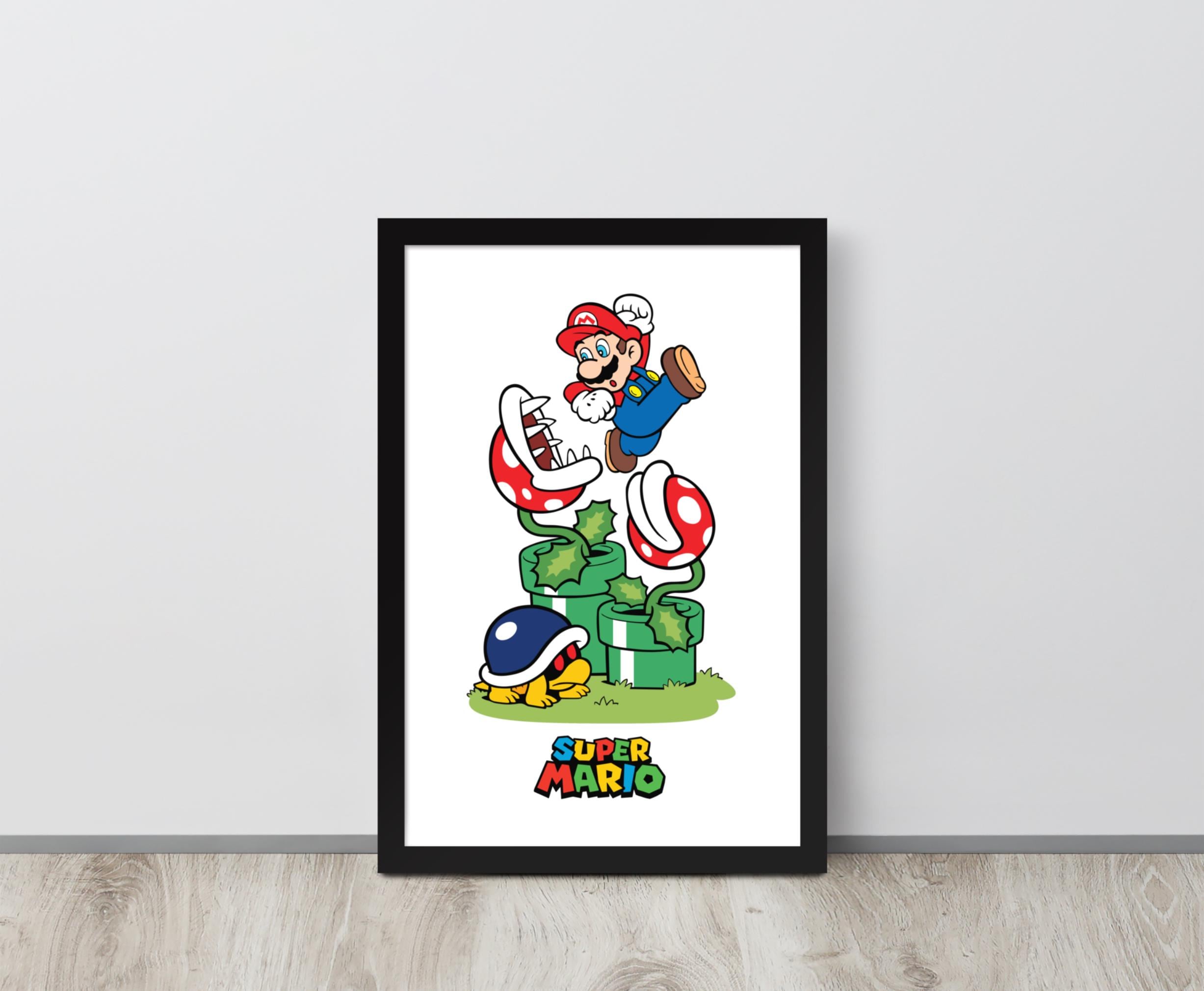 マリオ 武士 アート 手描き A4サイズ il_fullxfull.6213320088_1bhe.jpg