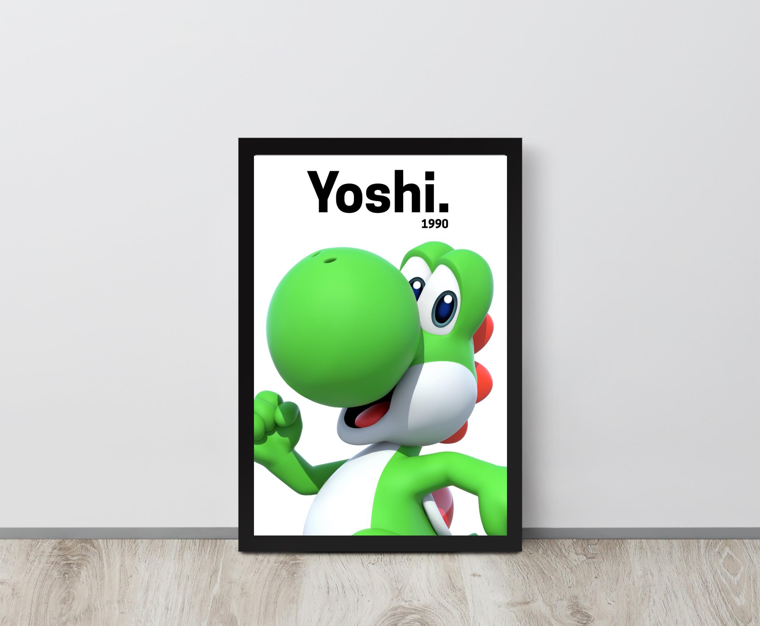 Yoshi Printable Poster: Super Mario Bros. Wall Art (digital