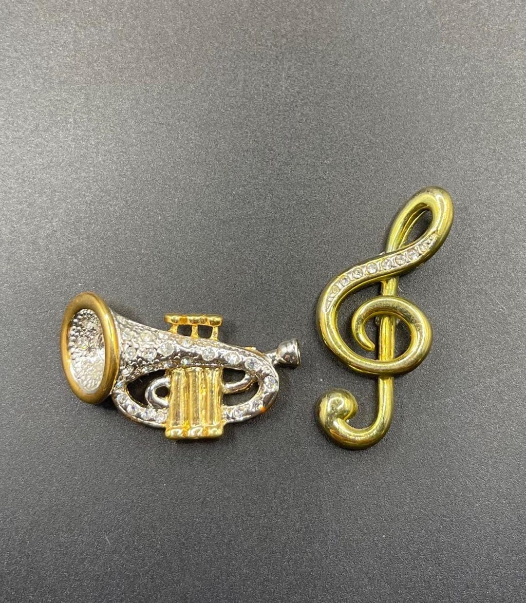 Trumpet and Clef Set - Etsy
