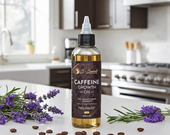 Caffeine Hair Growth Oil – Scalp Stimulator with Biotin & Essential Oils