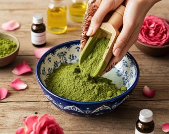 Pure Henna Powder – Natuurlijke roodbruine haarkleuring (226 gram)