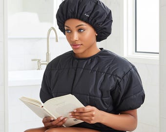 Flaxseed Heat Cap – Cordless Deep Conditioning, Healthy Hair Growth