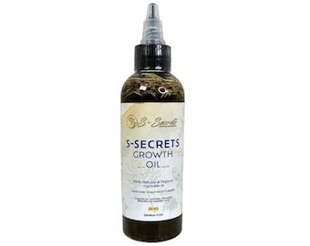 S-Secrets Herbal Hair Growth Oil 4oz