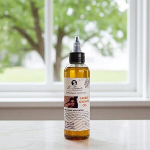 Carrot Hair Growth Oil – Scalp Stimulator with Biotin & Herbs, 2oz image 17