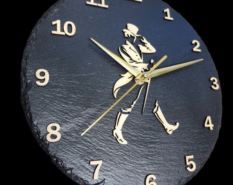 Schiefer Uhr Whisky