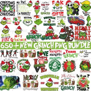 650+ Mega Bundle PNG Grinch Christmas, Grinch Png, Christmas Bundle Png, Grinch Christmas Bundle, Grinch Christmas Png, Grnich Bundle Png