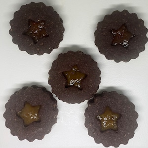 ab 100g Schoko-Spitzbuben Plätzchen Kekse  ( 39,00/kg)