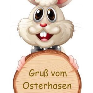 ab 100g Osterplätzchen Spitzbuben, Terrassenplätzchen 33,00/kg Ostern, Easter, Plätzchen, Gebäck, Kekse, Süsses, personalisierbar Hase vorn