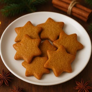 ab 100g Honig Spekulatiussterne – handgemachte Weihnachtsplätzchen mit winterlichen Gewürzen  mürbe & aromatisch