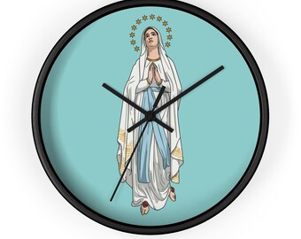The Immaculate Conception Clock, Wall Art, Catholic Art, US and ...