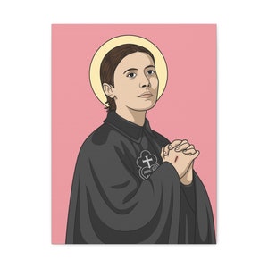 Saint Gemma Galgani Catholic Canvas Gallery Wraps