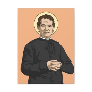 Saint John Don Bosco Catholic Canvas Gallery Wraps