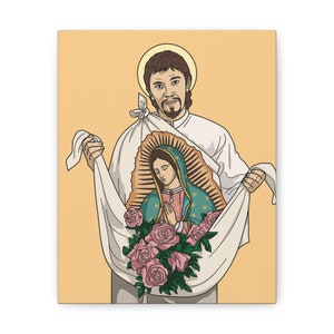 Saint Juan Diego of Guadalupe Catholic Canvas Gallery Wraps