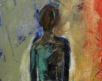 Solaris handmade contemporary figurative painting