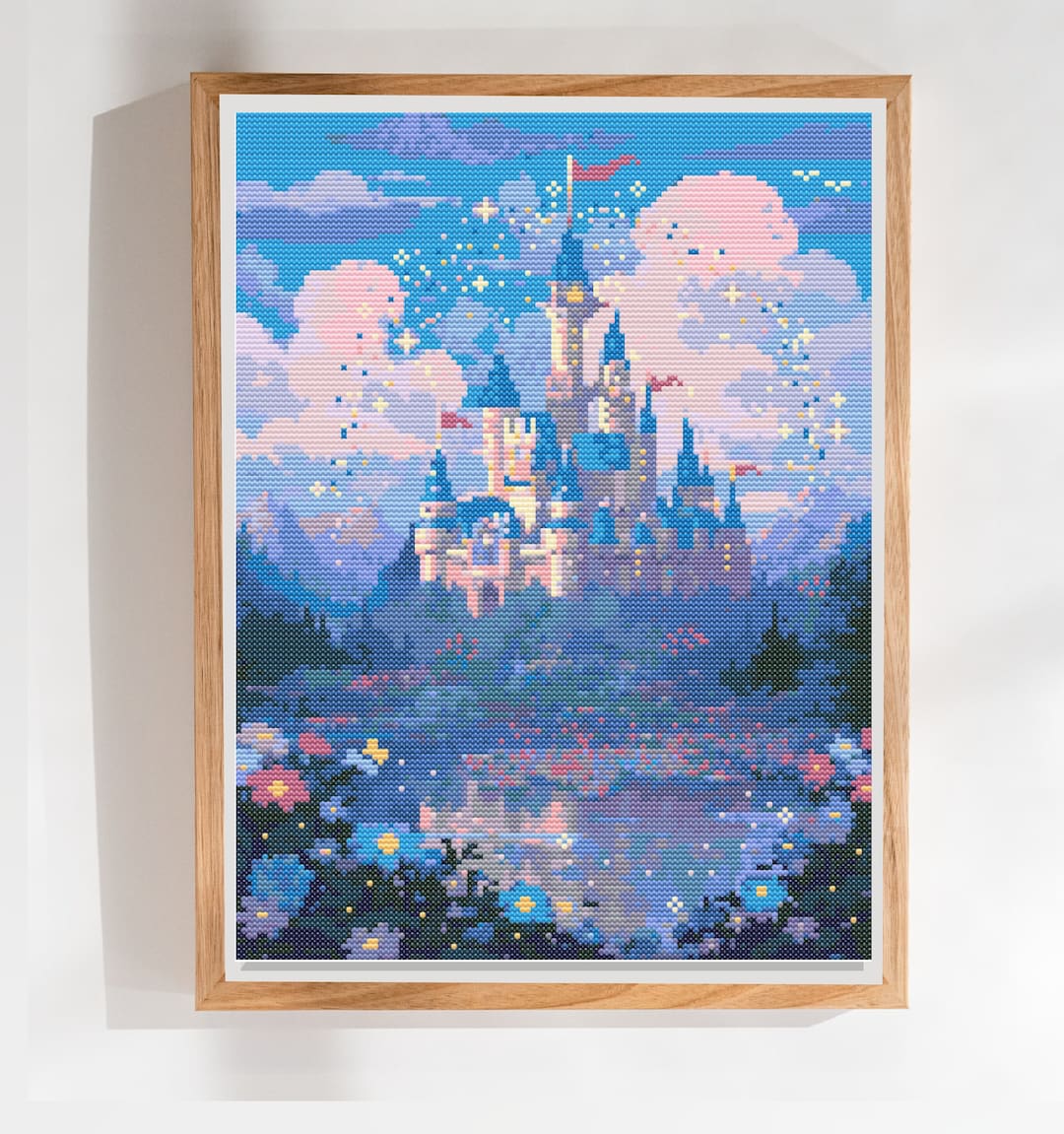 Disneyland Magical Castle Land Cross Stitch - Holiday Vacation Pattern ...