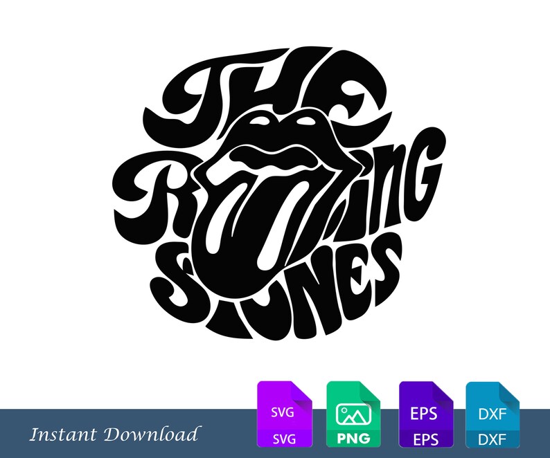 Rolling Stones SVG, the Rolling Stones SVG, Rolling Stones Tongue SVG