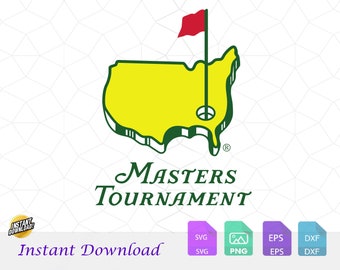 Masters Symbol Black Svg, masters golf party Svg, png, Masters Party, Cricut Cut file Clipart, Instant Digital Download,Masters,Masters