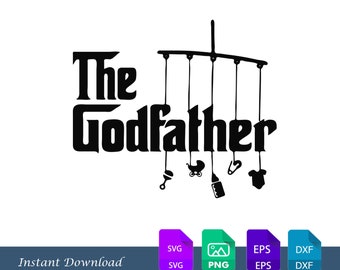 The Godfather SVG, The Godfather SVG File, The Godfather PNG, The Godfather Svg, The Godfather Svg Png Dxf, Cricut, Cut File, Clipart, Logo