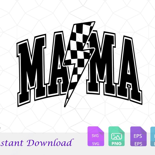 Mama SVG, Mama Shirt Png, Faith Png, Mama Varsity Png, Mom Png, Mama Lightning Bolt Png, Retro Mama png, Mama Shirt, Digital download