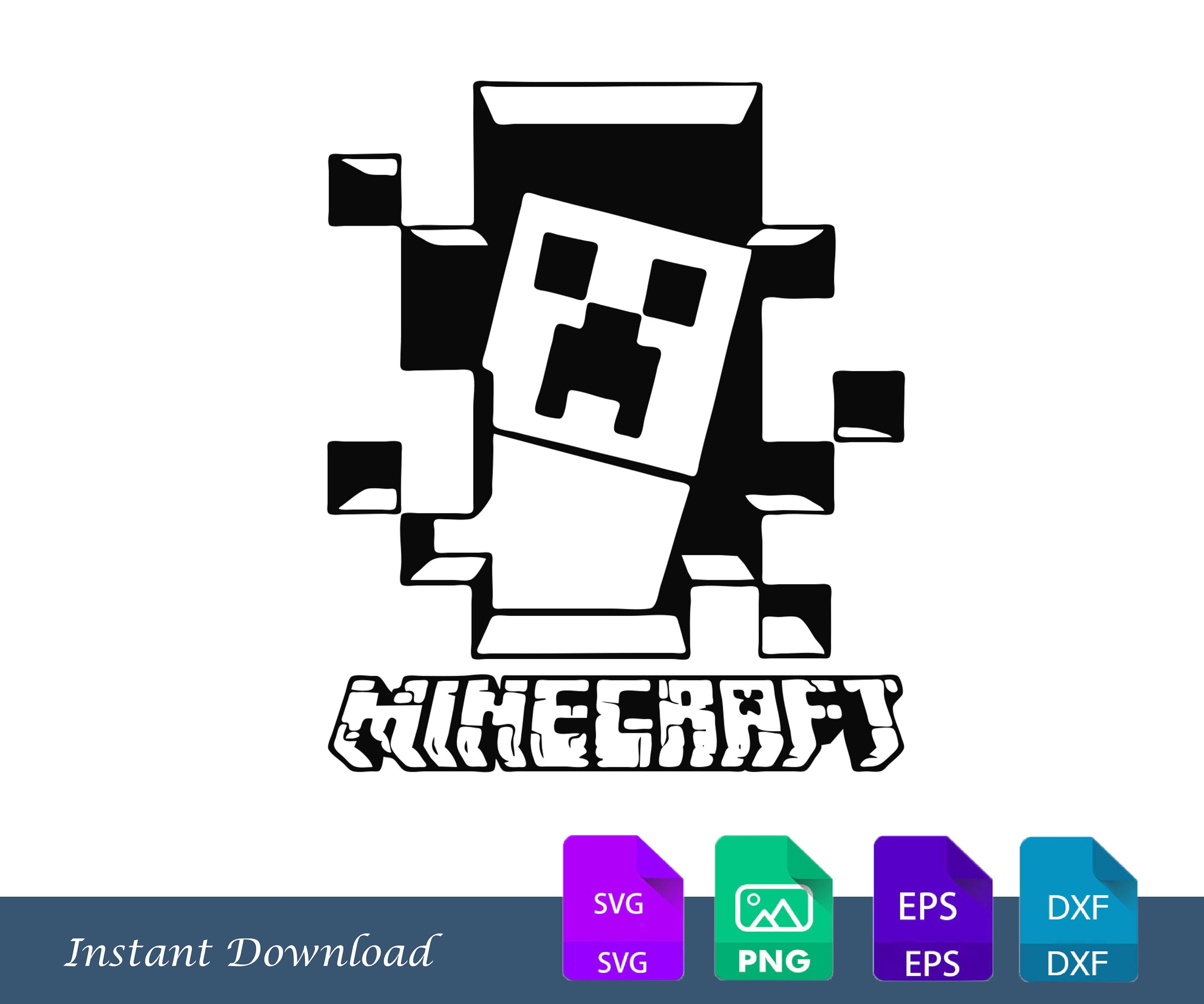 Minecraft SVG, Minecraft SVG File, Minecraft PNG, Minecraft Dxf ...