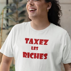 Taxez les Riches T-shirt en coton épais Unisex Fit image 10