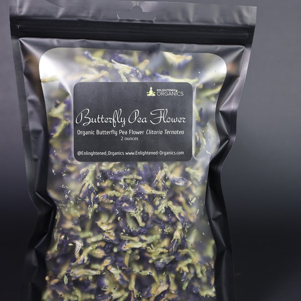 Organic Butterfly Pea Flower • Blue Tea • 100% Pesticide & Additive Free • Sustainable and Regenerative Farming Practices