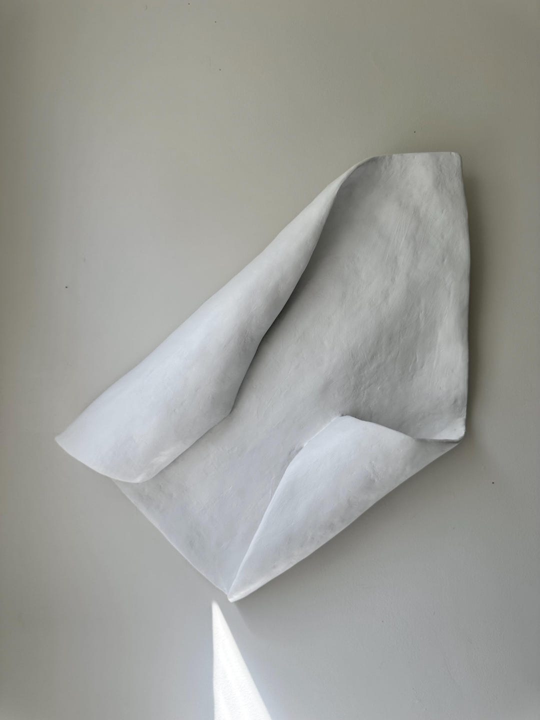 Minimalist Wall Sculpture, Rolled Paper Shaped Wall Art, 3D Abstract ...
